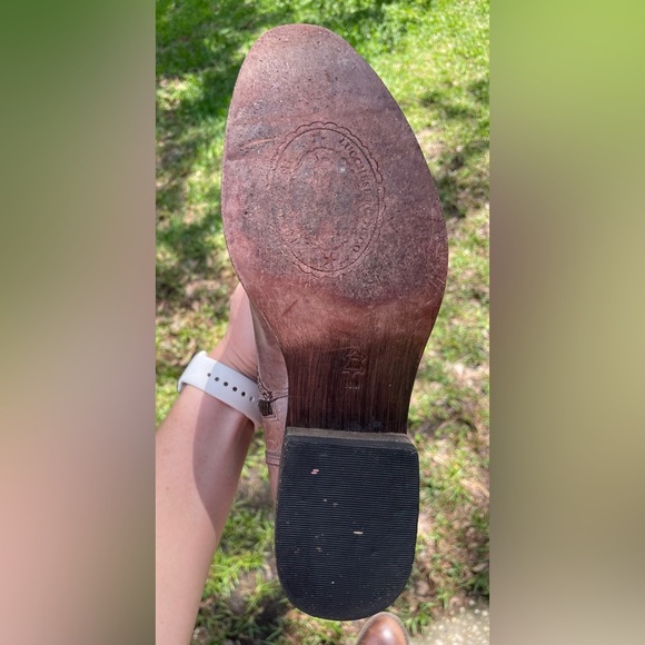 Spirit by Lucchese Boots Women’s US 10 Brown Leather Riding Western Cowboy - Picture 11 of 16